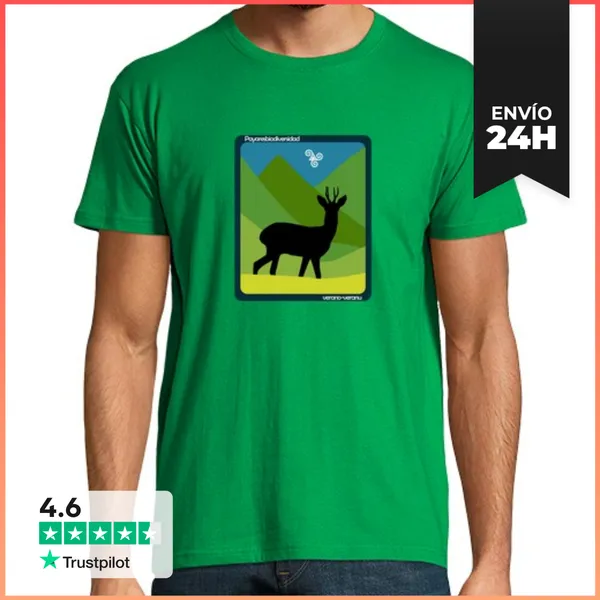 Camiseta Hombre Clásica Corzo Verano Payares LaTostadora