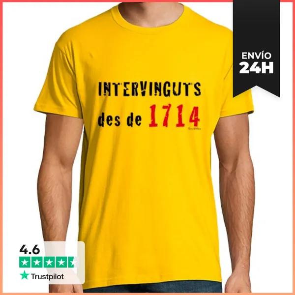 Camiseta Hombre Clásica INTERVINGUTS DES DE 1714 LaTostadora