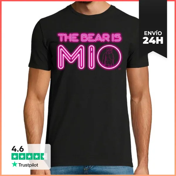 Camiseta Hombre Clásica THE BEAR IS MÍO LaTostadora