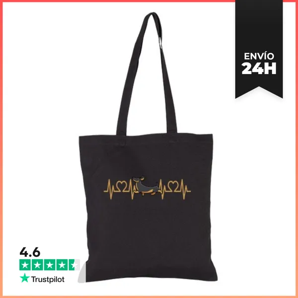 Bolsa De Tela Frecuencia Cardíaca Pulso Ekg Perro Sal LaTostadora