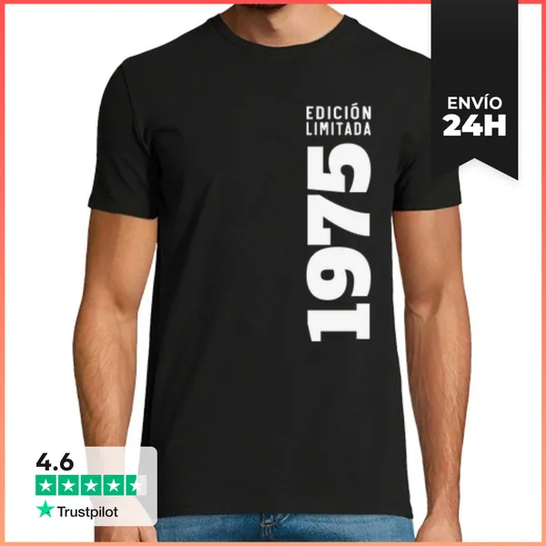 Camiseta Hombre Clásica 1975 Edición Limitada LaTostadora