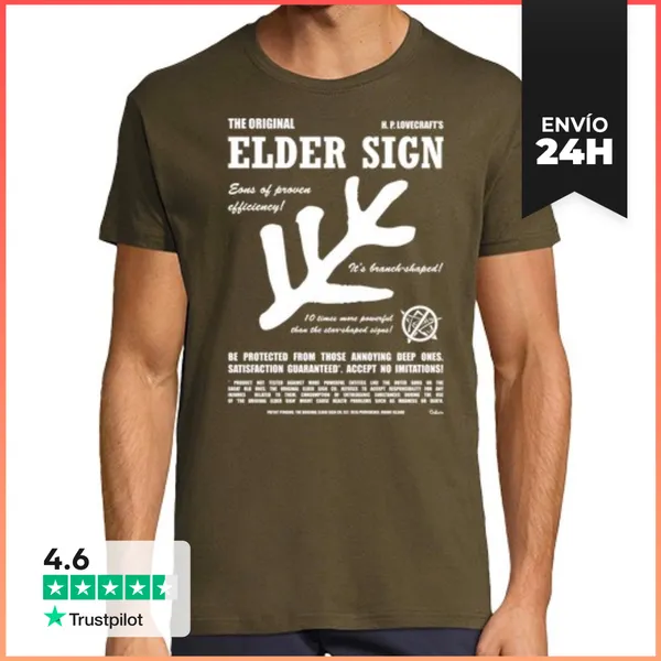 Camiseta Hombre Clásica Elder Sign LaTostadora