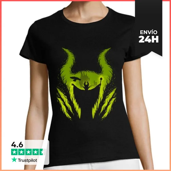 Camiseta Mujer Clásica Hada Del Mal LaTostadora