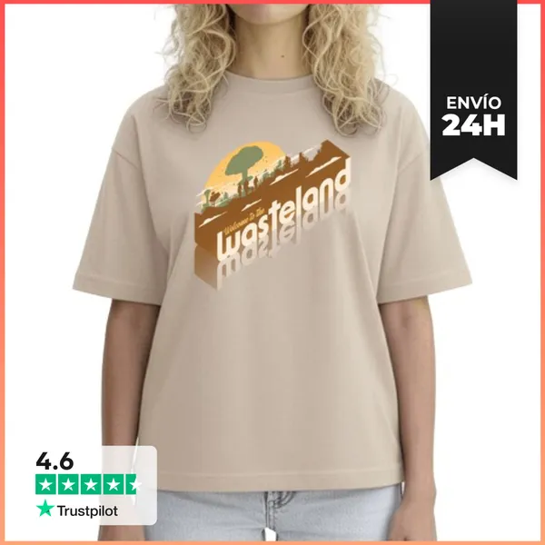 Camiseta Mujer Boxy Sunset Wasteland LaTostadora