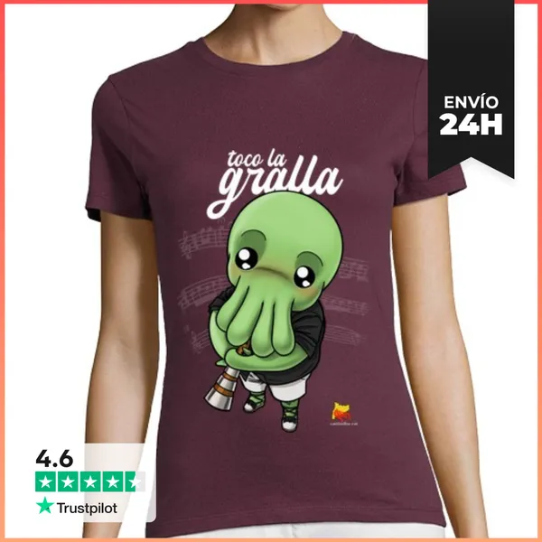 Camiseta Mujer Clásica Toco La Gralla LaTostadora