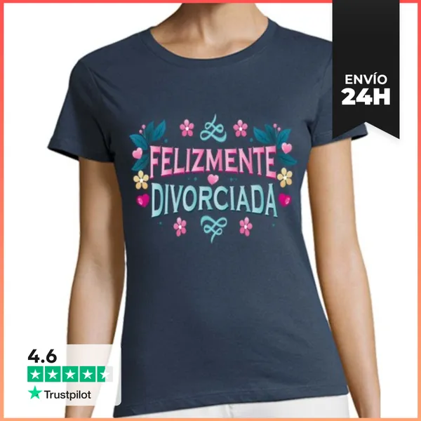 Camiseta Mujer Clásica Estado Civil Divorciada LaTostadora