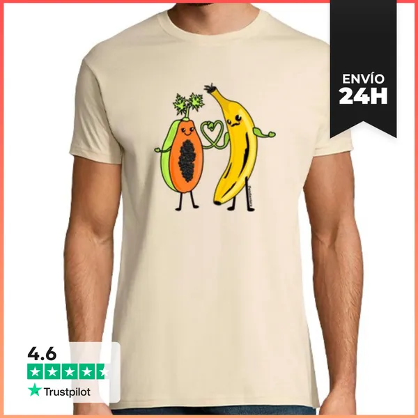 Camiseta Hombre Clásica Amor Chica Chico LaTostadora