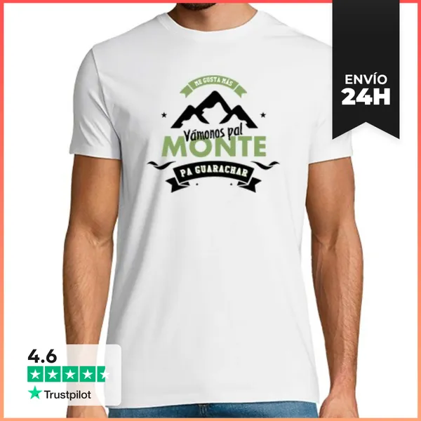 Camiseta Hombre Clásica Hombre, Manga Corta, Blanco, Calidad