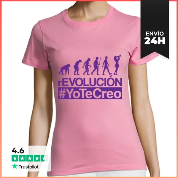 Camiseta Mujer Clásica REVOLUCIÓN Yotecreo LaTostadora