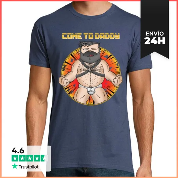 Camiseta Hombre Clásica COME TO DADDY MORENO LaTostadora