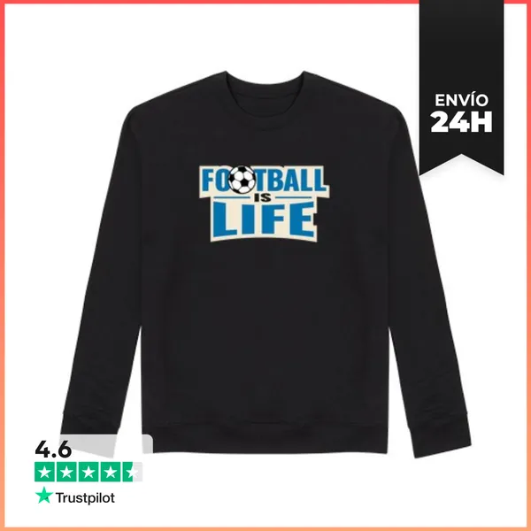 Sudadera Unisex El Fútbol Es Vida LaTostadora