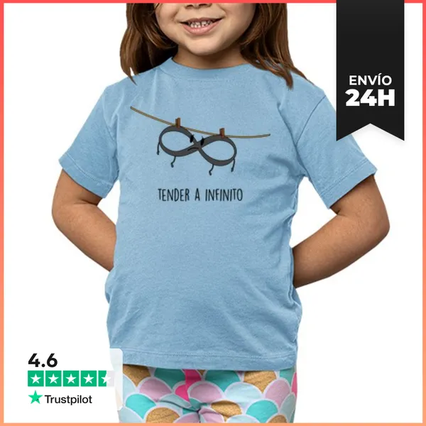Camiseta Clásica Para Niños Tender A Infinito LaTostadora