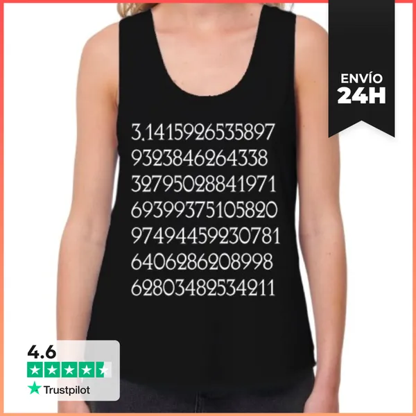 Camiseta Mujer Sin Mangas, Loose Fit Profesor De Matemáticas