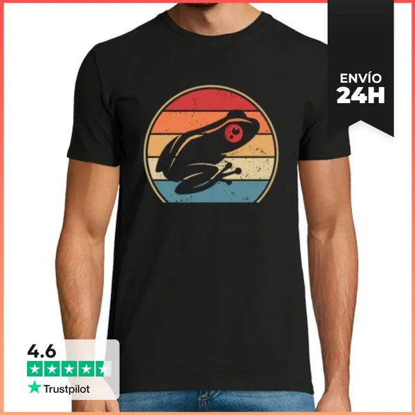 Camiseta Hombre Clásica Retro Costa Rica Agalychnis Callidryas