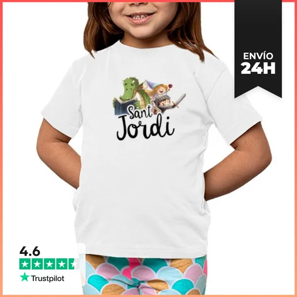 Camiseta Clásica Para Niños Sant Jordi LaTostadora