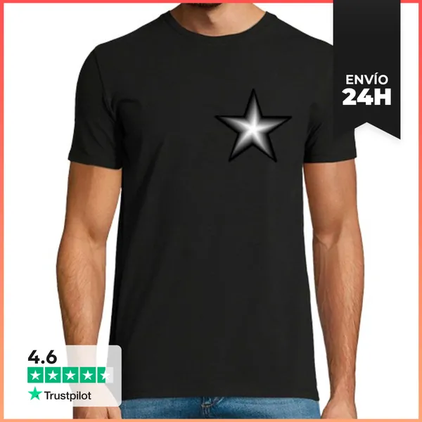 Camiseta Hombre Clásica Estrella LaTostadora