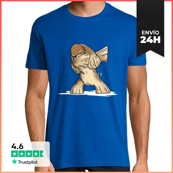 Camiseta Hombre Clásica Perro Cocker Spaniel DAB! LaTostadora