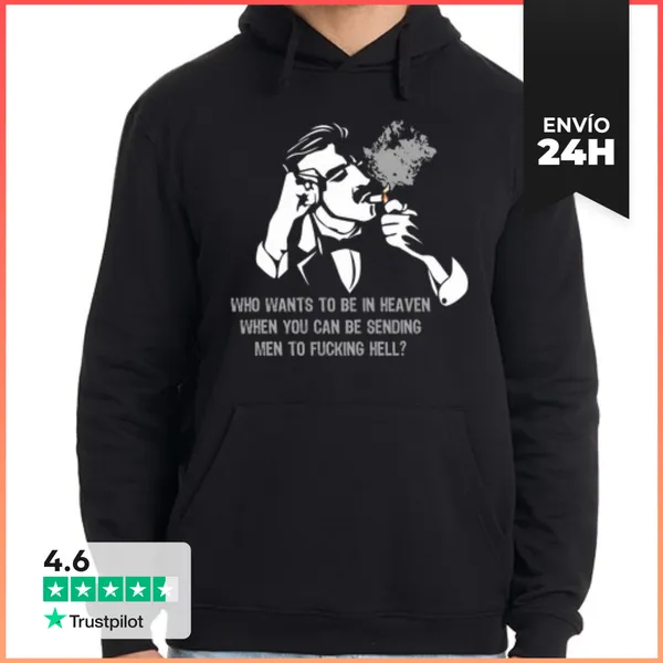 Sudadera Unisex Con Capucha Arthur Shelby - Peaky Blinders
