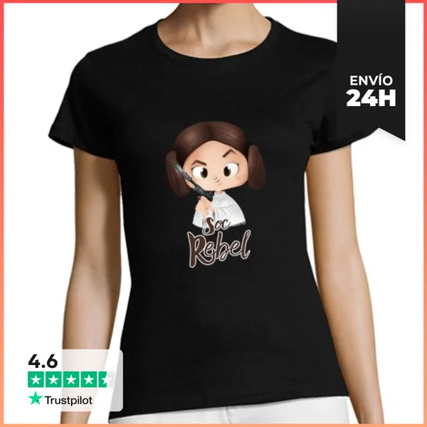 Camiseta Mujer Clásica Soc Rebel LaTostadora