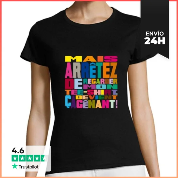 Camiseta Mujer Clásica Detener LaTostadora