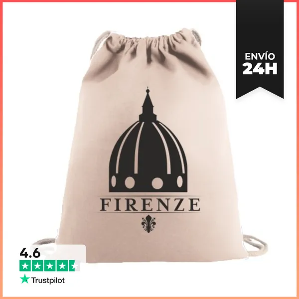 Mochila Saco Con Cuerdas Florencia LaTostadora