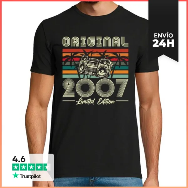 Camiseta Hombre Clásica Limited Edition Radio 2007 LaTostadora