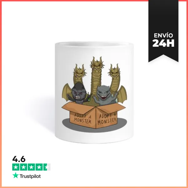 Taza Adopta Un Monstruo LaTostadora
