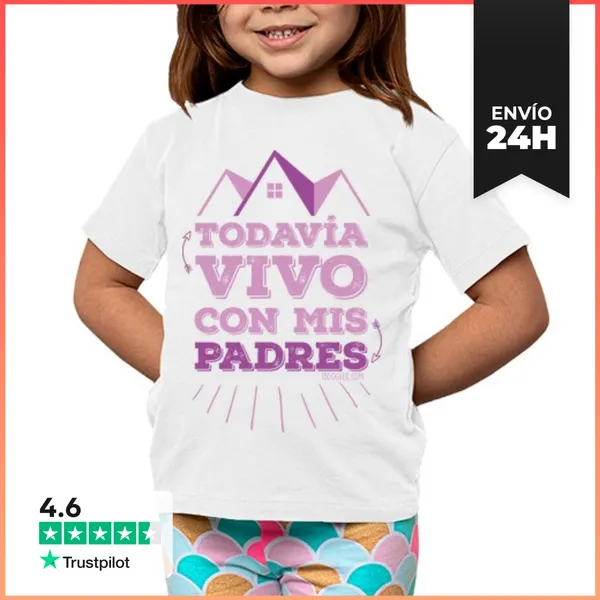 Camiseta Clásica Para Niños Todavía Vivo Con Mis Padres