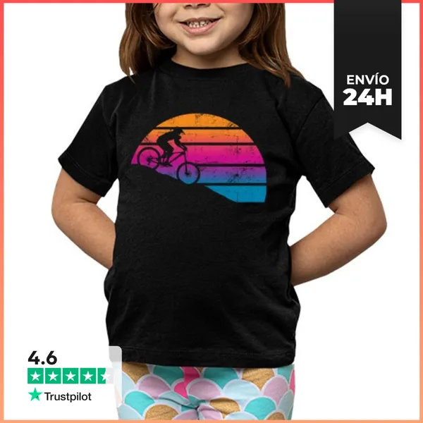 Camiseta Clásica Para Niños Bicicleta Vintage LaTostadora
