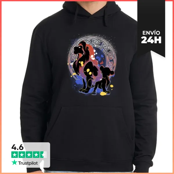 Sudadera Unisex Con Capucha Círculo De La Vida LaTostadora
