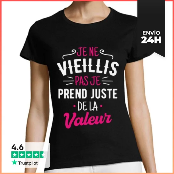 Camiseta Mujer Clásica No Voy A Recibir Un Regalo De Cumpleaño