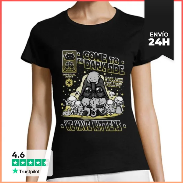 Camiseta Mujer Clásica Tenemos Gatitos LaTostadora