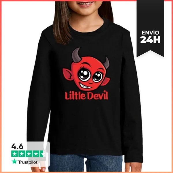 Camiseta Manga Larga Para Niños Adorable Pequeño Personaje