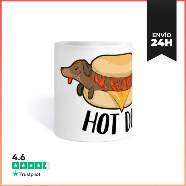 Taza Hotdog Perro Salchicha LaTostadora