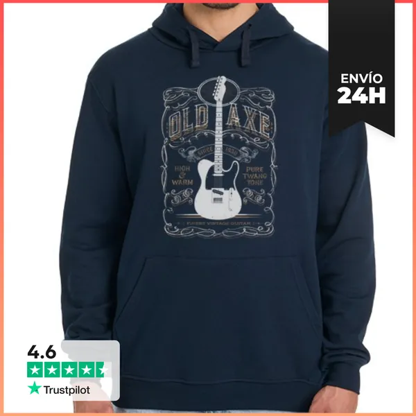 Sudadera Unisex Con Capucha Old Axe Tele LaTostadora