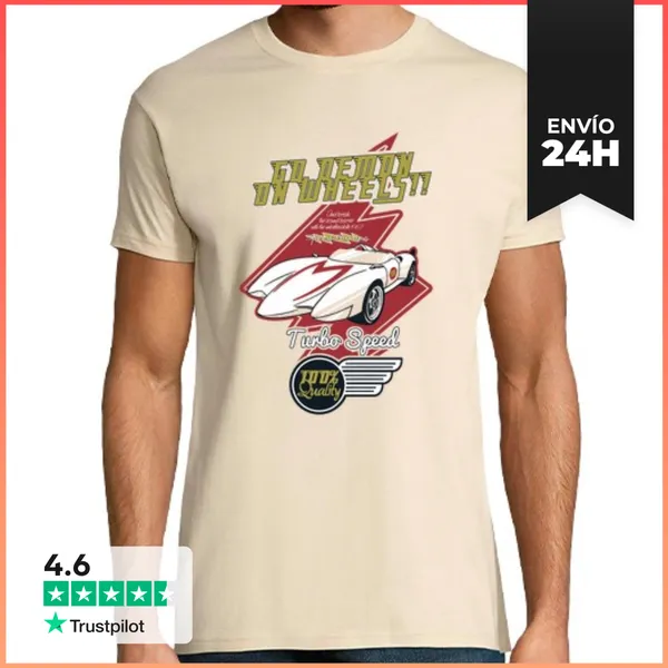Camiseta Hombre Clásica Speed Rider LaTostadora