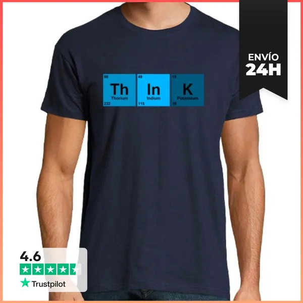 Camiseta Hombre Clásica Think Blue LaTostadora