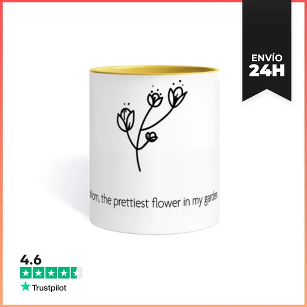 Taza De Colores Mamá La Flor Más Hermosa Del Jardín LaTostadora