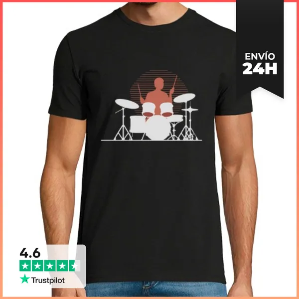 Camiseta Hombre Clásica Silueta De Batidor LaTostadora
