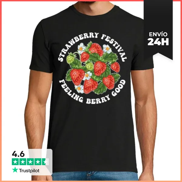 Camiseta Hombre Clásica Festival De La Fresa De Florida: ¡me