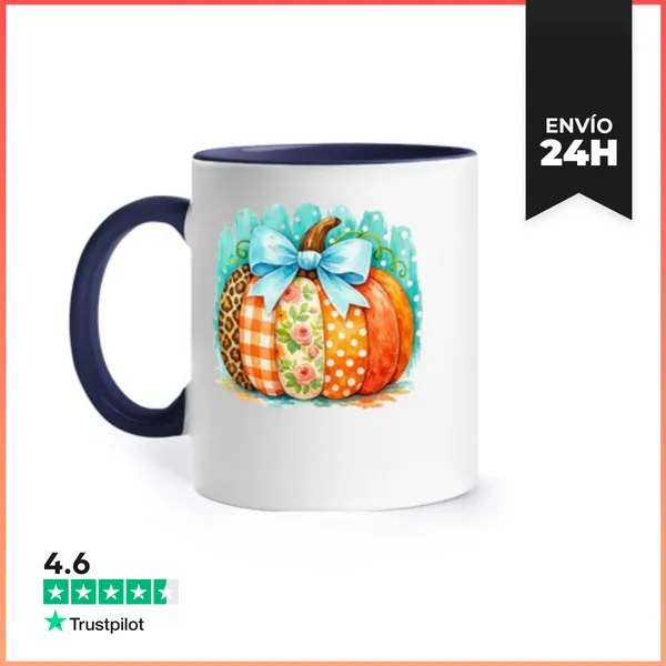 Taza De Colores Watercolour Striped Pumpkin, Cute Fall Outfit,