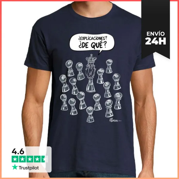 Camiseta Hombre Clásica Explicaciones Reales LaTostadora