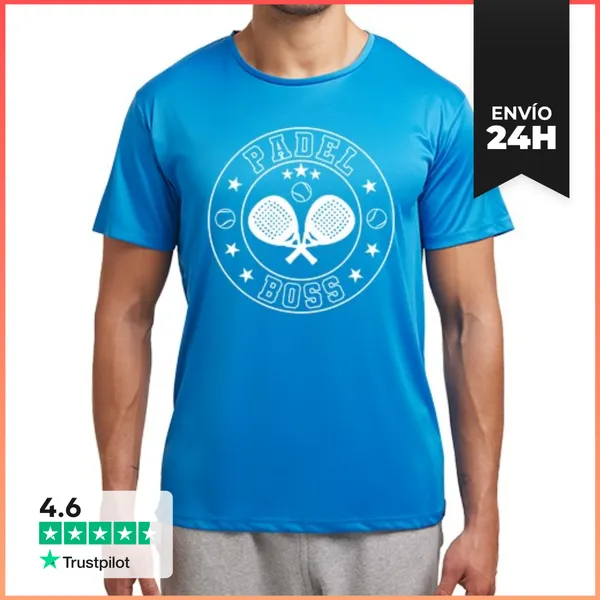 Camiseta Deportiva Hombre Padel Jugador LaTostadora
