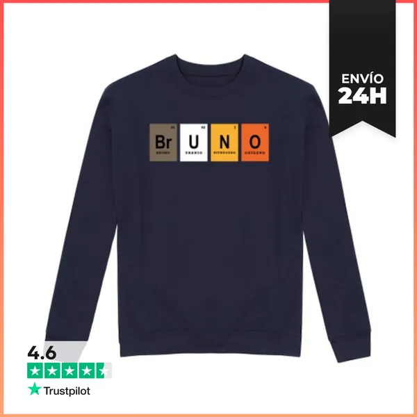Sudadera Unisex Sudadera Sin Capucha, Denim Jaspeado LaTostadora