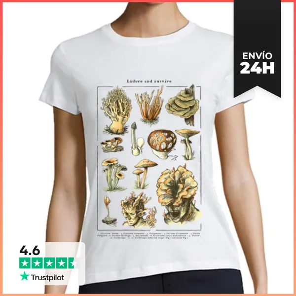 Camiseta Mujer Clásica Cordyceps - The Last Of Us - Endure