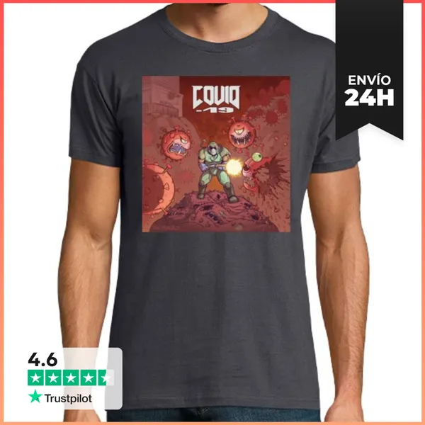 Camiseta Hombre Clásica COVID19 War LaTostadora