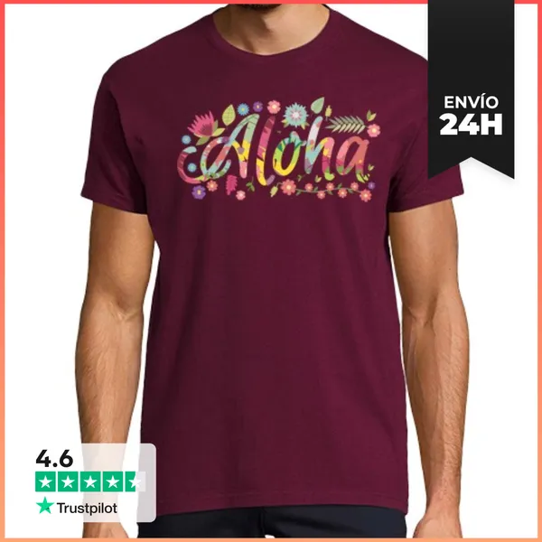 Camiseta Hombre Clásica Aloha LaTostadora