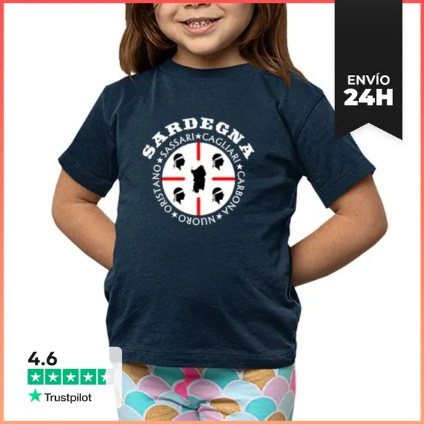 Camiseta Clásica Para Niños Camiseta De Recuerdo De Cerdeña Con