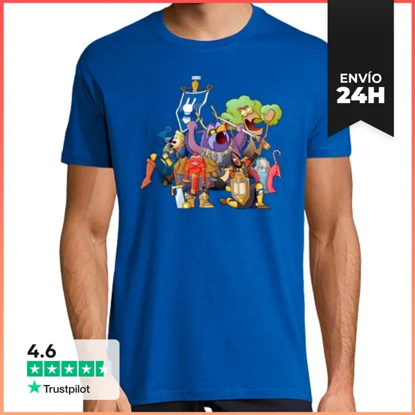 Camiseta Hombre Clásica Warcraft Pals Camiseta Hombre Calidad