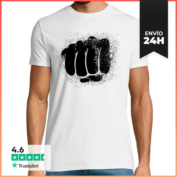 Camiseta Hombre Clásica Puñetazo LaTostadora